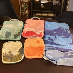 Compression Cubes Tripped  set 6 Scenic Scenes